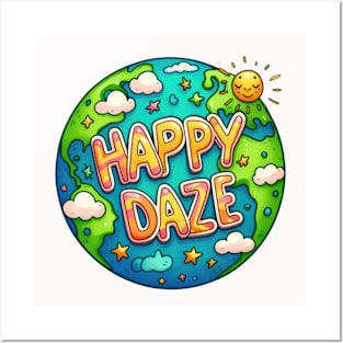 Happy Daze Posters and Art